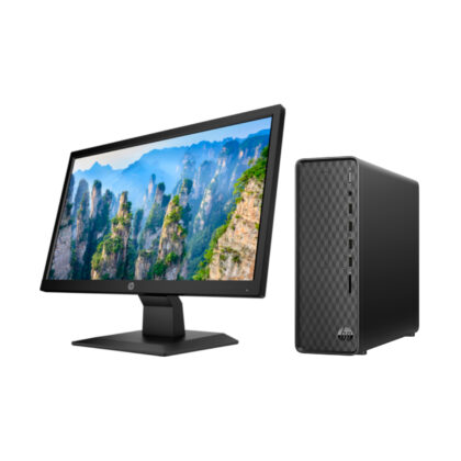 HP Slim  S01-pf1155in PC/ Core i5 -10400/ Windows 10  / Microsoft  Office  H&S 2019 / 4GB / 1TB HDD / Intel HD/ Tower +18.5” Monitor – 1V6D9AA#ACJ